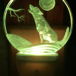 Wolf Night Light - thumbnail 2