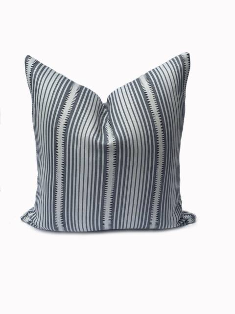 Schumacher Moncorvo Cushion Monument Grey Cover Pillow Double Sided - image 1