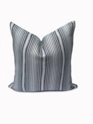 Schumacher Moncorvo Cushion Monument Grey Cover Pillow Double Sided - thumbnail 1