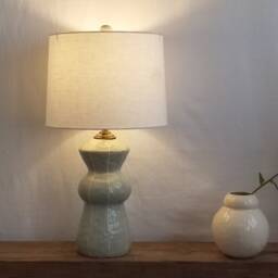 Ceramic Table Lamp For Bedside, Living Room Or Office