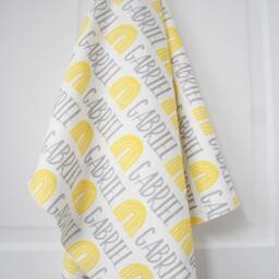 Personalized Rainbow Organic Cotton Baby Blanket - Custom Name Nursery Swaddle - thumbnail 2