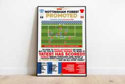 Nottingham Forest Promoted V Huddersfield Town Print, Fc Football Wall Art, Posters - thumbnail 1