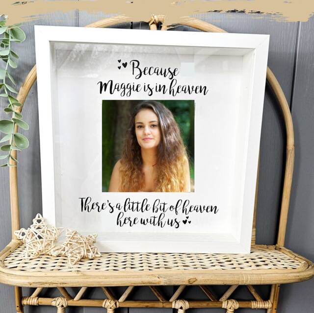 Memorial Gift, Photo Frame, Ceramic Ornament, Personalised Remembrance Gifts, Gift For Her , Memory Him - image 1