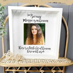 Memorial Gift, Photo Frame, Ceramic Ornament, Personalised Remembrance Gifts, Gift For Her , Memory Him - thumbnail 1