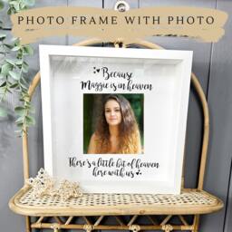 Memorial Gift, Photo Frame, Ceramic Ornament, Personalised Remembrance Gifts, Gift For Her , Memory Him - thumbnail 4