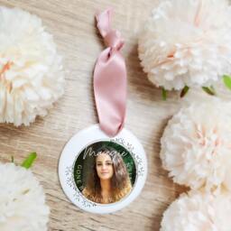 Memorial Gift, Photo Frame, Ceramic Ornament, Personalised Remembrance Gifts, Gift For Her , Memory Him - thumbnail 3
