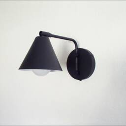 Modern Cone Sconce - Swivel Shade Kitchen Light Entryway Living Room Dining Bathroom Vanity Ul Listed - thumbnail 2