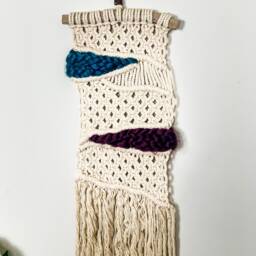 "Macrame Wall Hanging - ""Autumn" - thumbnail 4
