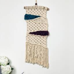 "Macrame Wall Hanging - ""Autumn" - thumbnail 2