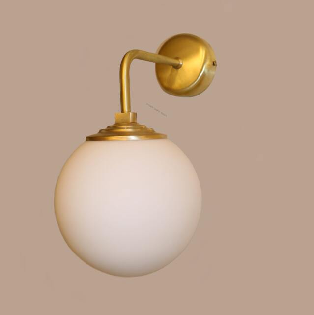 Wall Lamp Brass Light Vanity Fixture, Sconce, Mid Century Light, Sapir Model Ranor Lighting Design #531-1 - image 1