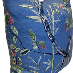 Thibaut Claire Sojourn Collection Navy Double Sided Cushion Cover Pillow Cover - thumbnail 3