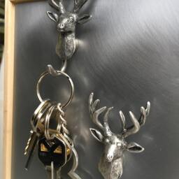 Deer Magnetic Hook - Handmade Wall For Keys Or Towels Rustic Cabin Decor & Nature Gift From Canada - thumbnail 3