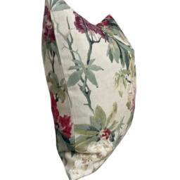 Colefax & Fowler Mereworth Pink/Forest Cushion Cover Pillow Double Sided - thumbnail 3