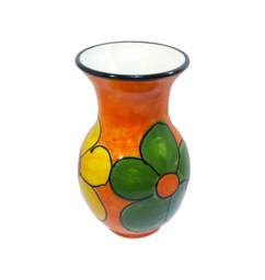 Ceramic Vase Spanish Florero Large 24 cm X 15 Size Artisan Handmade Pottery - thumbnail 1