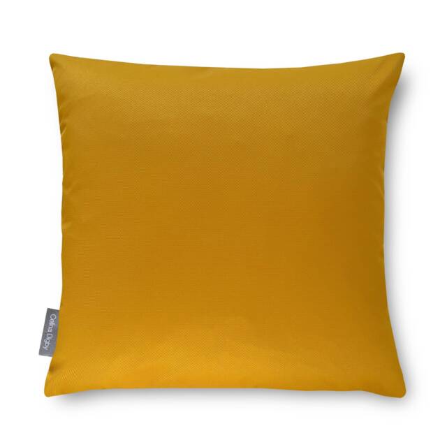 Water Resistant Garden Outdoor Conservatory Cushion Pillow With Inner Padding - Mustard Yellow, Available in 3 Sizes Square & Rectangular - image 1