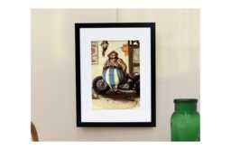 Original Wall Decoration, Obelix Drawing, A Gift Idea For Rockin' Dad - thumbnail 1