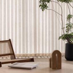 Libbie Textured Linen Sheer Curtain, Natural Custom Cotton Extra Long Curtain For Bedroom, 1Pc - thumbnail 3