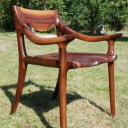 Dining Chair/Handcrafted Comfort Inspired By Sam Maloof - thumbnail 2