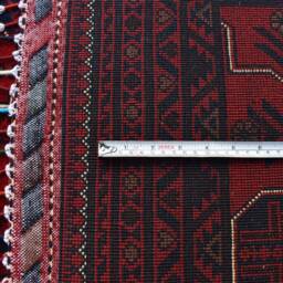 Custom Size, High Quality Oriental Handmade Afghan Khal Muhammadi Khamyab Large Red Area Rug, Turkmen Tribal Carpet, Living Room, Rug - thumbnail 4