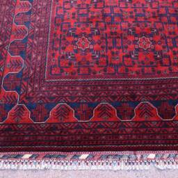 Custom Size, High Quality Oriental Handmade Afghan Khal Muhammadi Khamyab Large Red Area Rug, Turkmen Tribal Carpet, Living Room, Rug - thumbnail 3