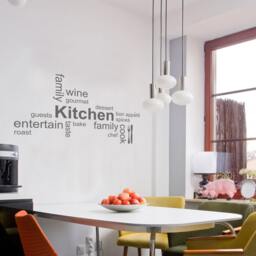 Kitchen Word Cloud - Wall Sticker Contemporary Vinyl Decal Montage - thumbnail 3