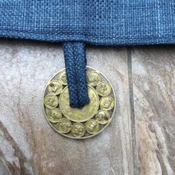 Vintage Handmade Tribal Hmong Embroidered Silk Cotton Wall Hanging - thumbnail 2
