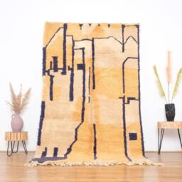 Authentic Moroccan Rug, Handmade Wool Rug - thumbnail 1