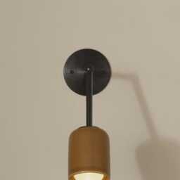 1940S Ceramic Wall Light Sputnik Modern Brass Designs - Minimalist Sconce, Indoor Lighting Fixture Italian Look Sconces - thumbnail 3