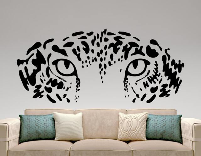 Jaguar Wall Decal Wild Animal Vinyl Sticker Kids Room Decor Living Art Murals Waterproof Poster Mural 1Eygr - image 1