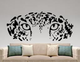 Jaguar Wall Decal Wild Animal Vinyl Sticker Kids Room Decor Living Art Murals Waterproof Poster Mural 1Eygr - thumbnail 1