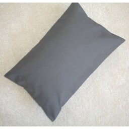 "Tempur Travel Pillow Cover Grey 40x26cm Plain Block Solid Dark Gray Envelope Back 10x16 Casper Nap Oblong Cushion Case Sham 16""x10" - thumbnail 2