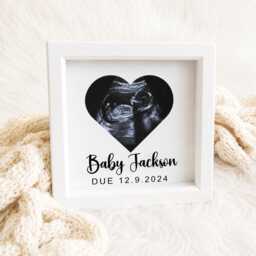 Scan Photo Personalised Box Frame - thumbnail 1