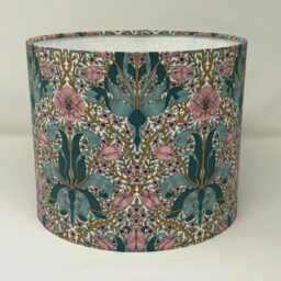 William Morris Spring Thicket Teal Lampshade - thumbnail 4