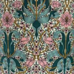 William Morris Spring Thicket Teal Lampshade - thumbnail 2