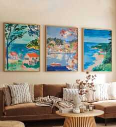 Set Of 3 North Carolina Posters, Usa Prints, Southern States Wall Art Sets, Travel Decor, Nc Landscapes Posters - thumbnail 1