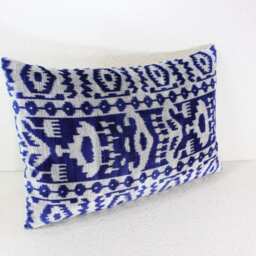 Velvet Ikat Pillow Cover - thumbnail 2