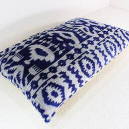 Velvet Ikat Pillow Cover - thumbnail 3