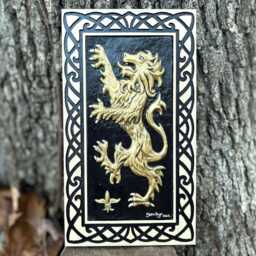 Rampant Lion - Cast Paper By Kevin Dyer Emblem Of Scotland Scottish Heraldry Celtic Aesthetic Wall Decor Coat Arms German Welsh Finland - thumbnail 3