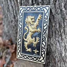 Rampant Lion - Cast Paper By Kevin Dyer Emblem Of Scotland Scottish Heraldry Celtic Aesthetic Wall Decor Coat Arms German Welsh Finland - thumbnail 2