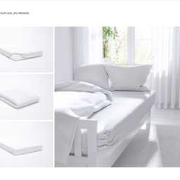Kids Bed Sheet Mockup Set - thumbnail 2