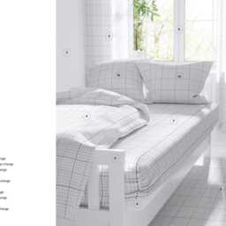 Kids Bed Sheet Mockup Set - thumbnail 3