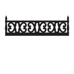Carved Wood Headboard Vinyl Decal - Removable Matte Wall Sticker - thumbnail 3