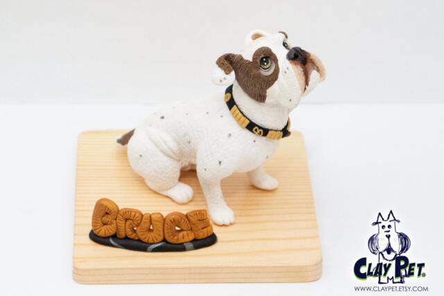 Custom Dog Wedding Cake Topper Personalized Pet Figurine - image 1