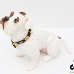 Custom Dog Wedding Cake Topper Personalized Pet Figurine - thumbnail 3