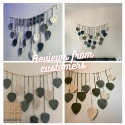 Macrame Leaf Garland, Botanical Tapestry, Leaves Headboard Macrame, Boho Nursery Decor, Wall Art, Eclectic Art L09 - thumbnail 4