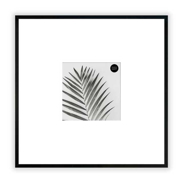 24x24 For 10x10 Matte Black Wooden Picture Frame - Oversized Mount Photo Frames Home Decor - image 1