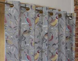 Luxury Made To Measure Curtains - Voyage Maison Lossie Bespoke Sample Bird Curtains