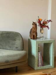 Tile Shelf, Handmade Cube, Designer Furniture, Coffee Table - thumbnail 1