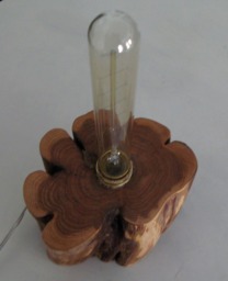 Table Lamp - Desk Bedside Entry Boho Edison Wooden Modern Lighting Home Decor One Of A Kind - thumbnail 1