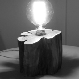 Table Lamp - Desk Bedside Entry Boho Edison Wooden Modern Lighting Home Decor One Of A Kind - thumbnail 3